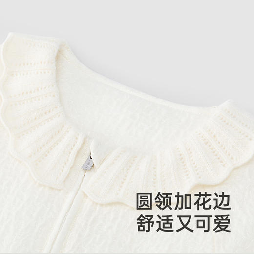 【高定系列】英氏羊毛外套秋冬长袖保暖夹棉外套女童外套新款 商品图1