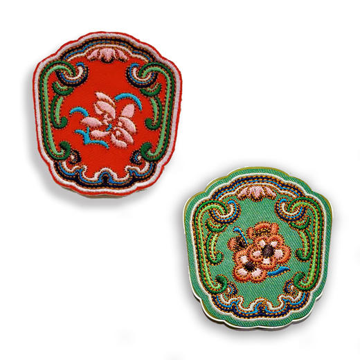 嘉德文创 | 宫色刺绣冰箱贴 商品图0