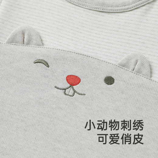 【商场同款】英氏婴儿连体衣秋季纯棉家居服男宝女宝睡衣新款 商品图2