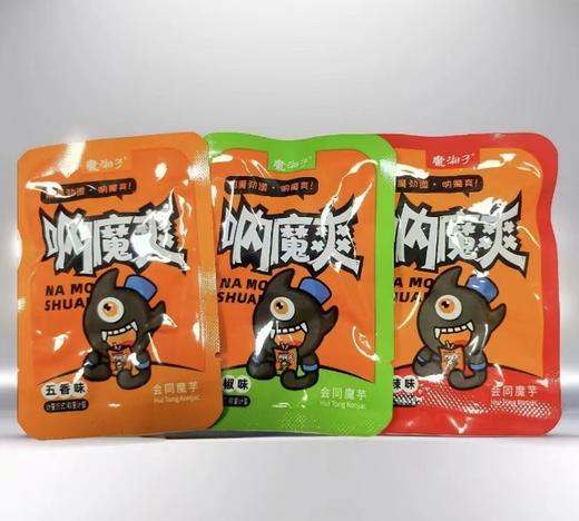 魔湘子呐魔爽 泡椒 五香 麻辣网红零食办公室宿舍休闲解馋零食小吃 会同魔芋 商品图4