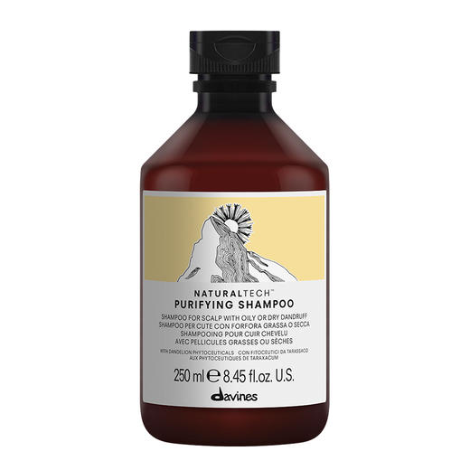 Davines大卫尼斯自然去屑洗发水止痒调理头皮清爽无硅油250ml/1000ml 商品图0