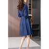 87891原形牛仔连衣裙女中长款2024春夏季新款韩版高级感气质收腰a字裙 商品缩略图4