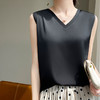 夏季【V领天丝吊带背心女】内搭短款 宽松冰丝无袖西装打底 大码吊带女 _ZSY 商品缩略图7
