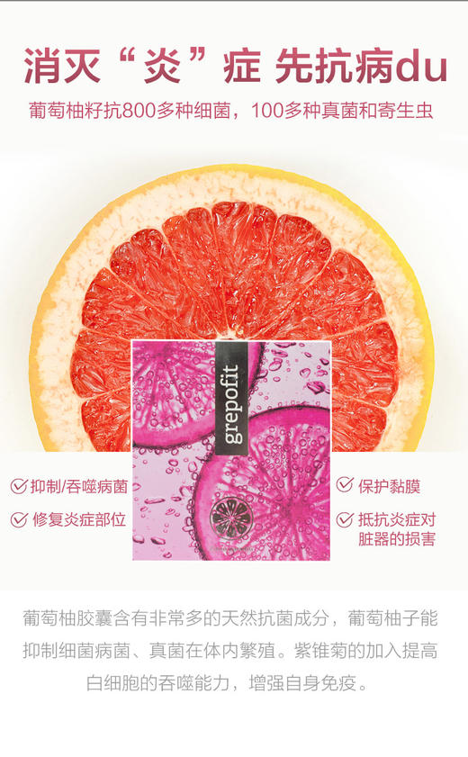 家人免疫保护伞！捷克energy安能聚葡萄柚胶囊135粒 远离细菌强防御亢病䓯 商品图8