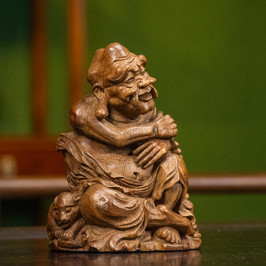 清 竹雕伏虎罗汉 商品图2