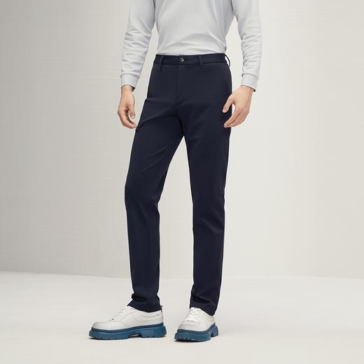 【复合绒】柒牌男装休闲裤2024秋冬新款亲肤舒适男士修身直筒长裤127H72310 商品图1