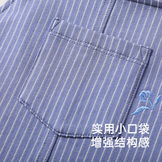 【商场同款】英氏女童连衣裙夏季仿牛仔裙子针织背带裙新款 商品图3