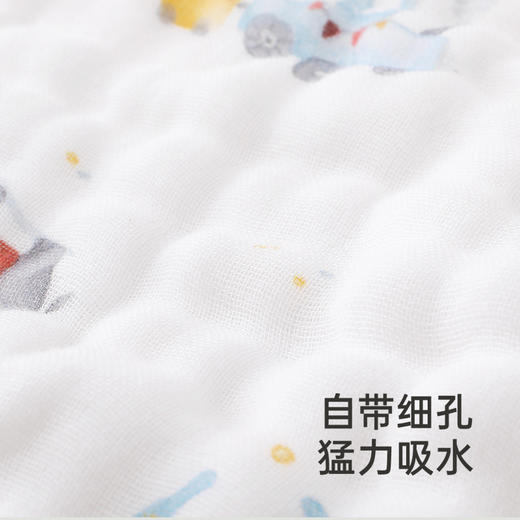 【商场同款】英氏儿童手帕纯棉抗菌婴幼儿纱布小方巾3条新款 商品图2