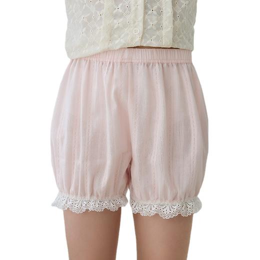 【清新蕾丝花边 纯棉透气舒适】女童纯棉安全裤防走光夏季薄款可外穿儿童打底裤宽松蕾丝居家短裤 商品图4