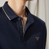 【高端系列】柒牌polo衫长袖男2024秋季新款含桑蚕丝商务翻领T恤127T70280 商品缩略图2