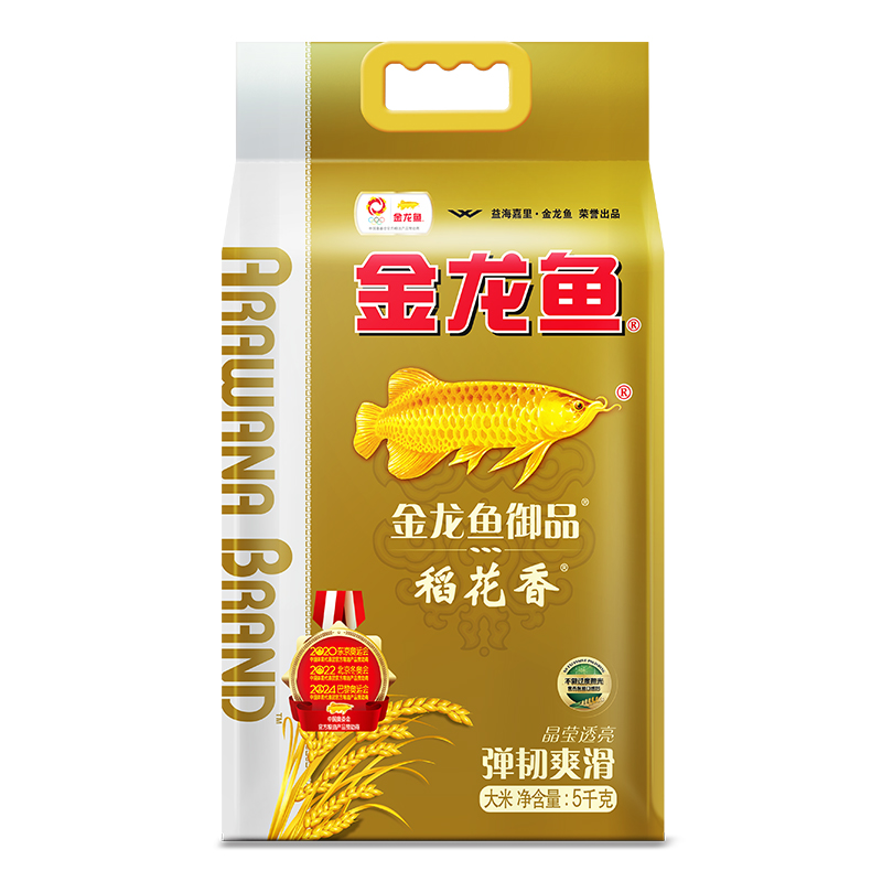 金龙鱼 大米 精选优质大米 家用浓香大米 御品稻花香5KG