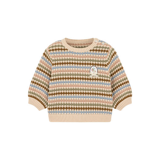 【商场同款】英氏儿童毛衣秋季柔软女童针织衫纯棉保暖新款 商品图4