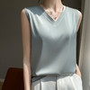 夏季【V领天丝吊带背心女】内搭短款 宽松冰丝无袖西装打底 大码吊带女 _ZSY 商品缩略图12