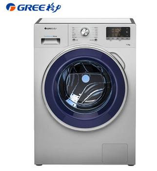 Gree/格力 (100824) XQG80-B1401Ab1变频家用8洗衣机全自动滚筒(银灰色) 商品图0