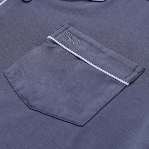 都市丽人都市锋尚睡衣亲情蜜语长袖单面无尘棉薄男士棉质长袖套装FHT9C6 商品图9