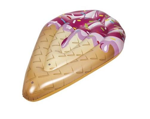 【包邮直发】幻美冰淇淋大浮排   最大承重100kg 优质PVC原材料，不含双酚A，厚实柔软耐用，不易渗漏，无毒环保安全 商品图3