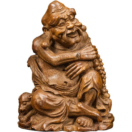 清 竹雕伏虎罗汉 商品图5