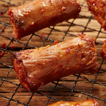 无穷鸡肉零食熟食小吃手撕即食烤香脖香辣味56g共8独立小包 商品图2