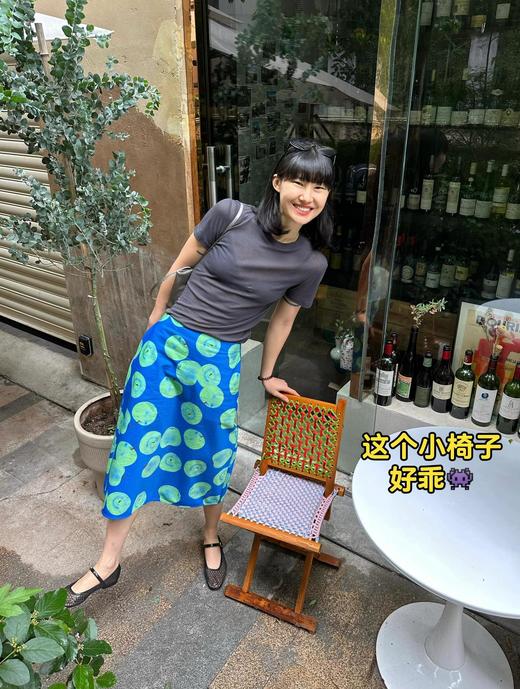 【小众设计师款青苹果】苹果印花T恤夏日多巴胺色女士棉质t恤时尚T恤 商品图12