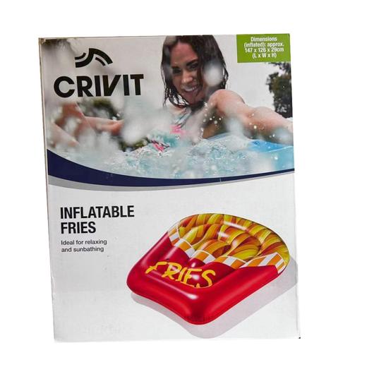 【包邮直发】麦当当薯条大浮排   最大承重100kg 优质PVC原材料，不含双酚A，厚实柔软耐用，不易渗漏，无毒环保安全 商品图0