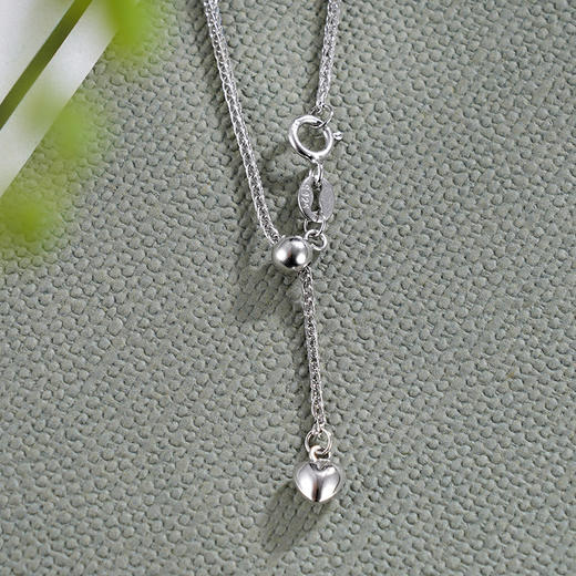 子佩集S925银【清欢】套链【DZ017085】纯银绿玉髓项链无事牌2406 商品图3