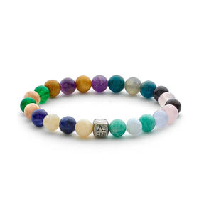 订购8周到｜Alexander Lynggaard-Singapore-新加坡 磷灰石 紫水晶 玛瑙 手链(8mm)［丹麦设计师］