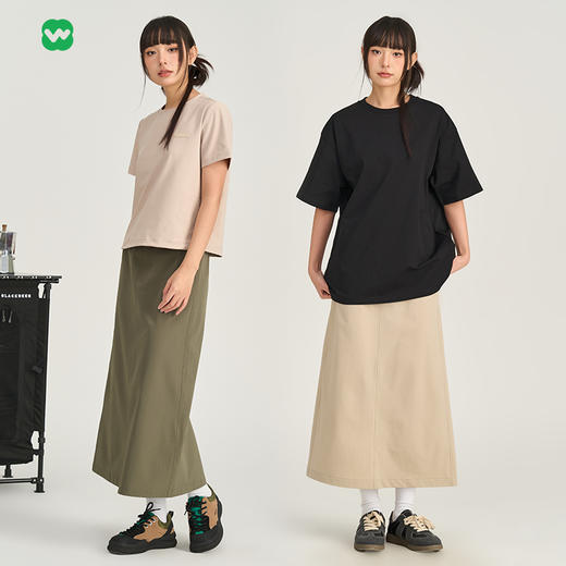 完型速干长裙辣妹美式半身裙女A字裙户外休闲通勤2025新款春夏季出门百搭舒适柔软舒适凉感（2-10天发货） 商品图5