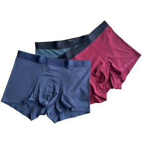 新款男士内裤120支莫代尔无痕时尚平角裤内裤【CSM21110】