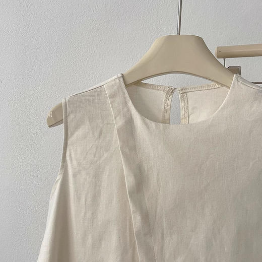 裁缝学苑AS275圆领开叉无袖背心新款女装长款百褶裙纸样版型图纸 商品图2