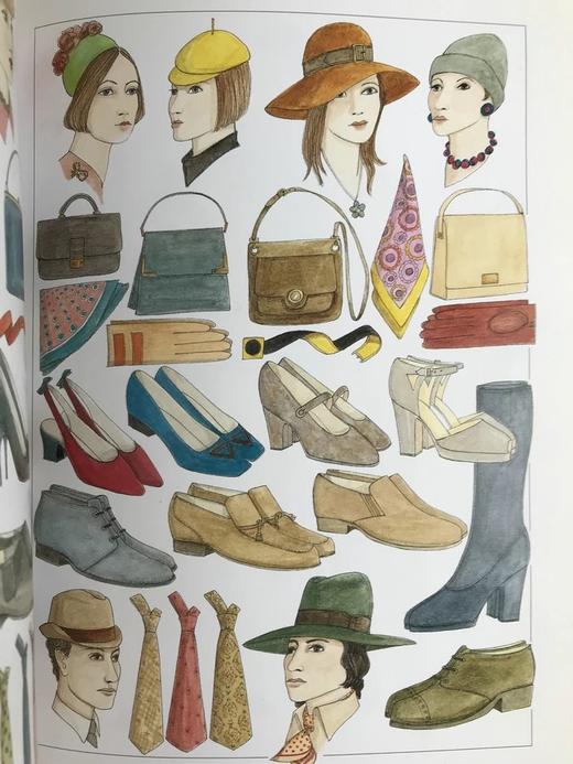 二十世纪时尚配饰图例 2000幅插图 精装大16开 商品图14