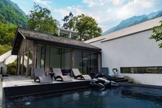 【青城山-259号院】5房温泉私汤院子，可单房预定，青城后山景区，临溪靠山、超大泡池、玩水避暑，看萤火虫，登山徒步，厨房等配套，jsl 商品图12