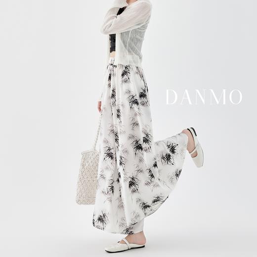 秒变の国风美人【中式印染面膜裤裙】 雪纺柔滑面料一触即凉 宽松版型更遮肉 穿脱无负担 国风水墨画/新中式美学 商品图4