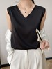 夏季【V领天丝吊带背心女】内搭短款 宽松冰丝无袖西装打底 大码吊带女 _ZSY 商品缩略图1