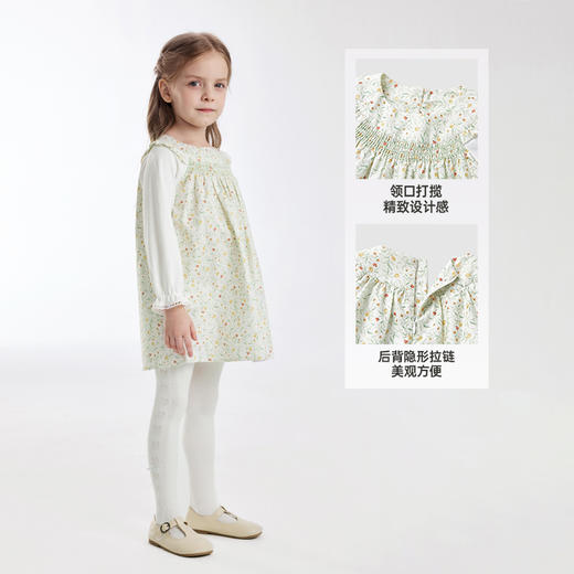 【商场同款】英氏儿童裙子夏季纯棉女童连衣裙纯棉公主裙新款 商品图3