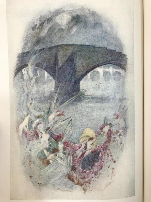 1913年 塔尔文•莫里斯装帧设计《彭斯诗集》（全4卷）  约20余幅插图 漆布精装18开 商品图11