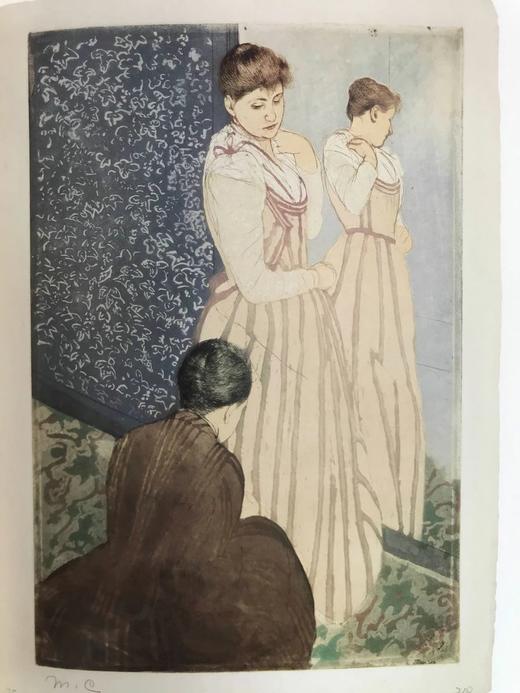 玛丽·卡萨特：艺术家工作室的版画与绘画 41幅彩色127幅黑白插图 平装16开 商品图9