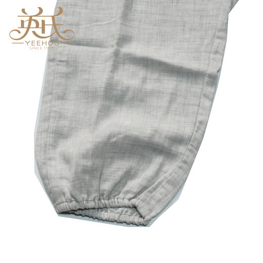 英氏-童衣类（夏）D0英梭长裤花纱灰 商品图2