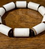 天然黑边白玛瑙勒子珠手链，顺丰包邮 商品缩略图3