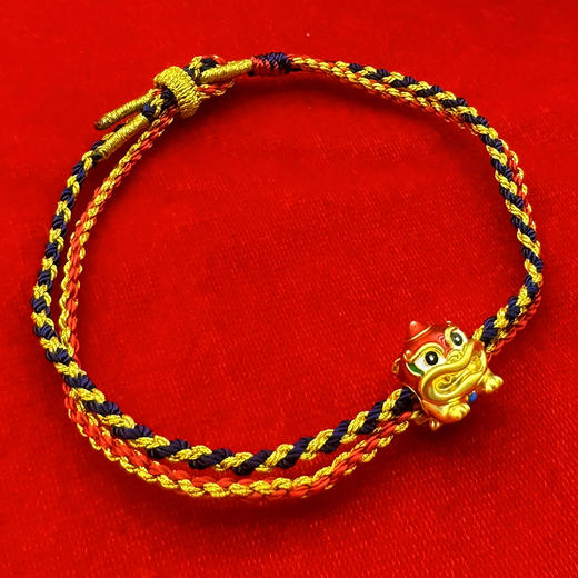 【权威出品】故宫瑞兽手绳 含纯金0.8克 带礼盒 带证书 商品图3