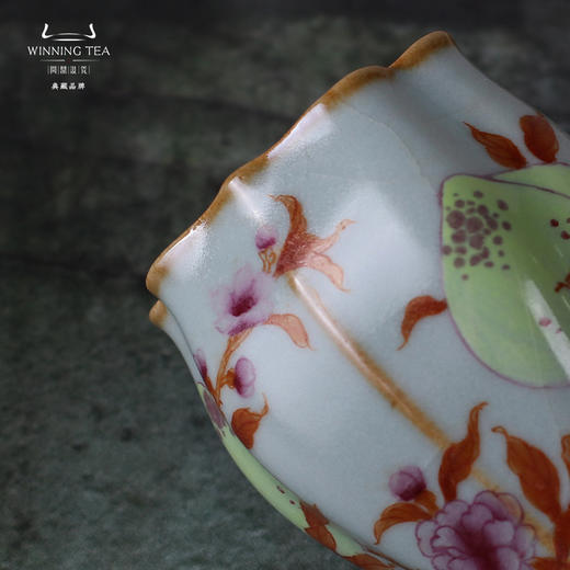问鼎汝窑佛手杯（硕桃盈枝）（缺货） 商品图3