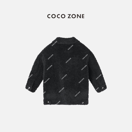 刘一一&COCO ZONE秋冬颗粒绒羊毛外套单排扣翻领保暖上衣23C30619 商品图1