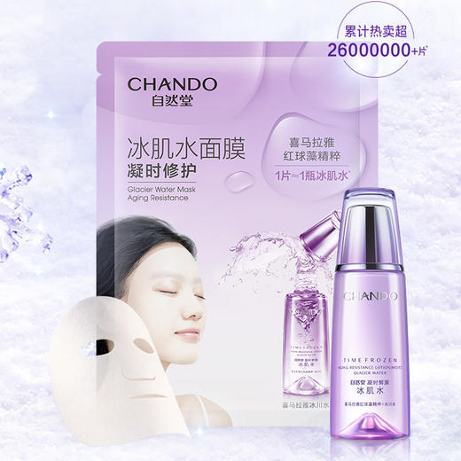 纪念日百货自然堂凝时冰肌水鲜颜修护面膜1片 158048531 商品图1
