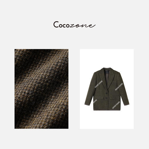 刘一一&COCO ZONE"黑标西服"美拉德citywarm百搭西式外套23C30329 商品图2
