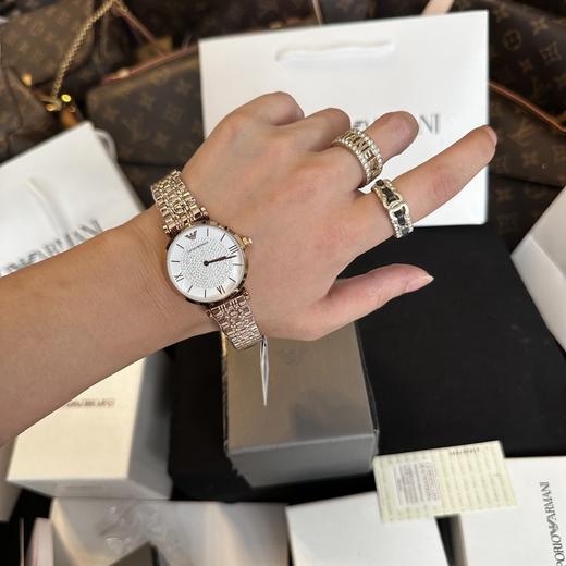 阿玛妮满天星AR1926手表女士新款十大简约气质时尚防水女士AR11245手表 商品图4