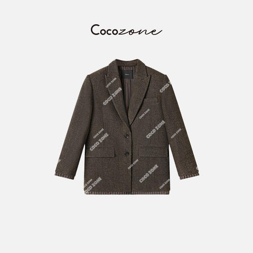 刘一一&COCO ZONE"黑标西服"美拉德citywarm百搭西式外套23C30329 商品图0