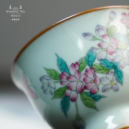 问鼎汝窑妙时杯（虞美人）妙时杯（蝶花）（缺货） 商品图3