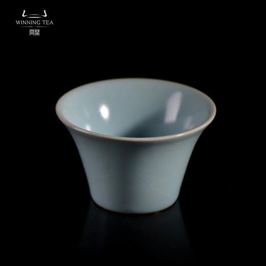 问鼎汝瓷收藏款天蓝马蹄杯（缺货） 商品图1
