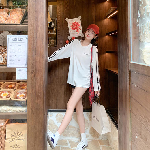 <曾小咸推荐>现货秒杀 ！微信超特价！蝴蝶结袖子长袖T 日常139.99 立减70 秒杀69.99！！ 商品图4