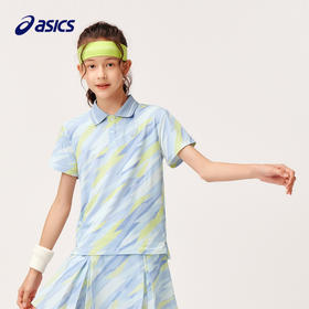 ASICS/亚瑟士童装2024年秋季新款中大童百搭休闲短袖运动速干T恤