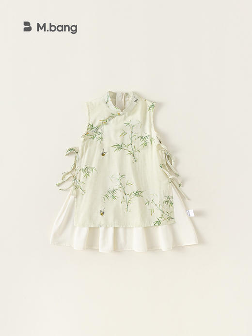 【新中式国风连衣裙】宥宝童装夏季新品儿童汉服新中式女童碎花旗袍连衣裙国风 商品图1